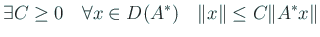 $\displaystyle {}^\perp R(A^\ast)=N(A),\quad
\overline{R(A^\ast)}=N(A)^\perp
$