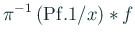 $\displaystyle \frac{1}{\pi} \int_\R\frac{f(t)}{x-t}\Dt = \frac{1}{\pi}\lim_{\eps\to 0}\int_{\vert x-t\vert>\eps}\frac{f(t)}{x-t}\Dt$