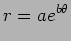 $\displaystyle r=a e^{b\theta}
$