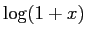 $ \log(1+x)$